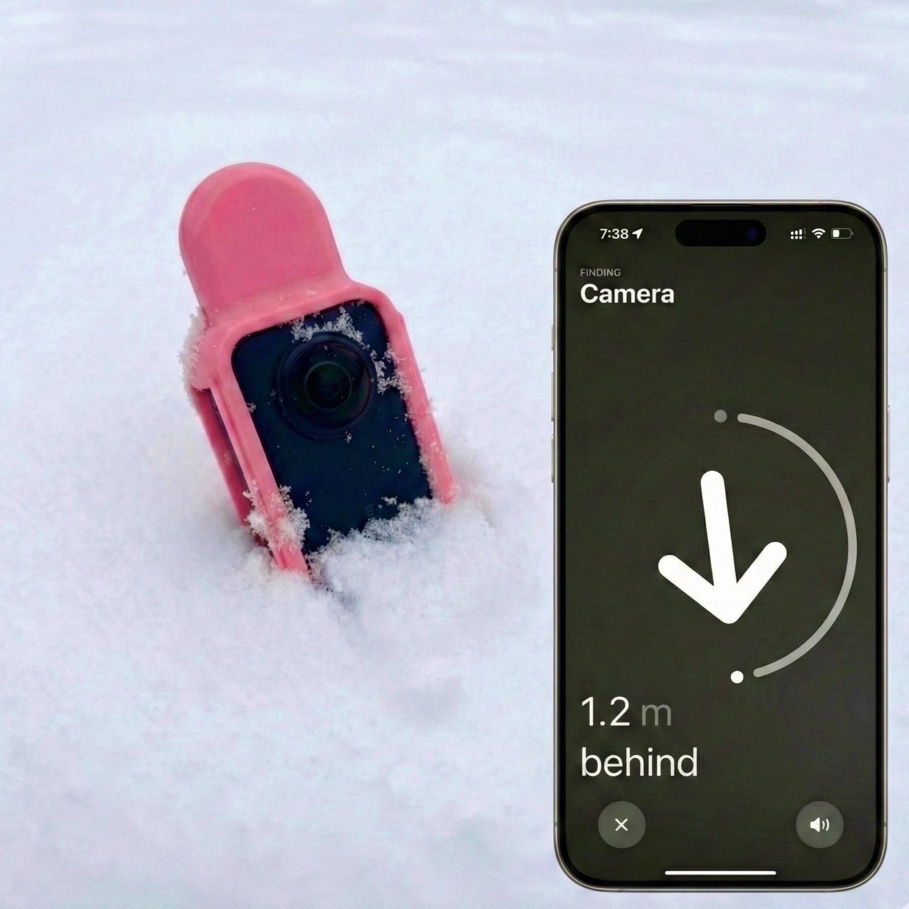 Insta360 X3 AirTag Case